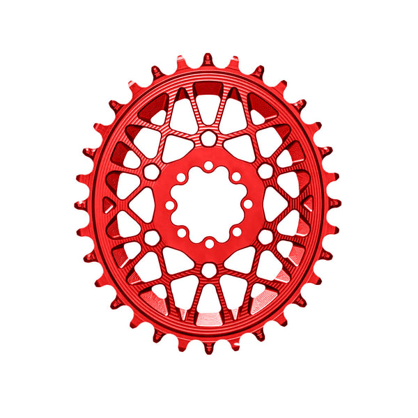 absoluteBLACK Oval SRAM T-Type DM 8-Hole Boost Chainring 32T Red