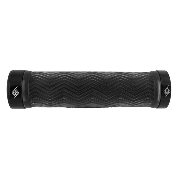 Origin8 ZigZag Locking Clear/Black 130mm Dual Lock On