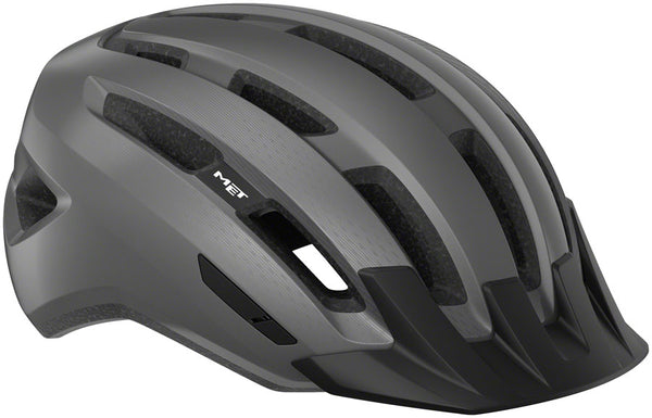 MET Downtown Mips Helmet - Gray Glossy Medium/Large