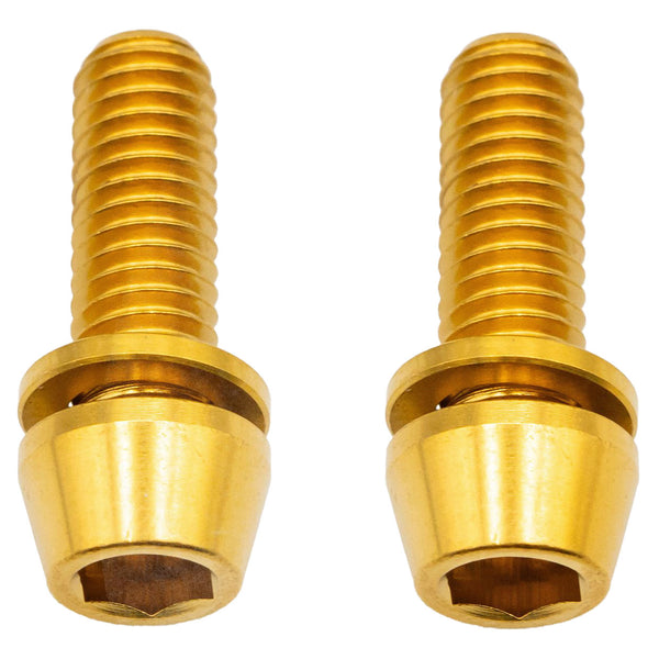 Better Bolts Ti Post Mount Caliper Bolts 18mm Gold 2/Count
