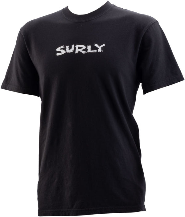 Surly Scratchy Logo Short Sleeve T-Shirt - Unisex Black 2X-Large