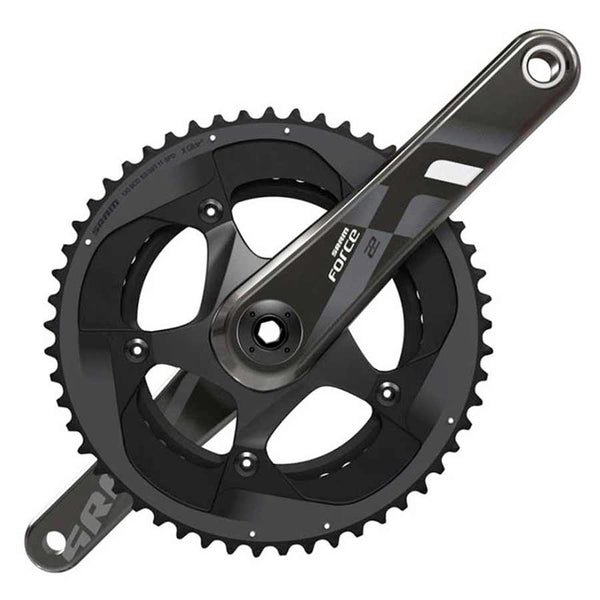 SRAM Force 22 Crankset - 170mm 11-Speed 53/39t 130 BCD GXP Spindle Interface BLK