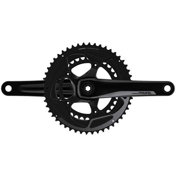 SRAM Rival 22 Crankset - 175mm 11-Speed 50/34t 110 BCD GXP Spindle Interface BLK