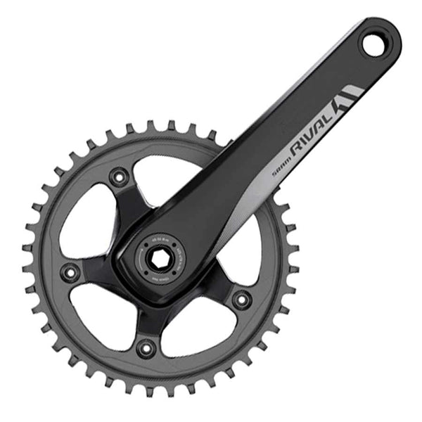 SRAM Rival 1 Crankset - 172.5mm 10/11-Speed 42t 110 BCD GXP Spindle Interface BLK