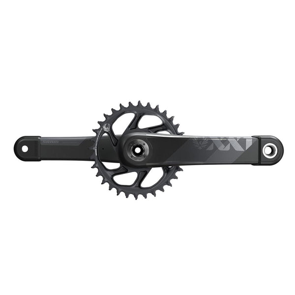 SRAM XX1 Eagle DUB Crankset Speed: 11/12 Spindle: 28.99mm BCD: Direct Mount 34 DUB 170mm Cannondale AI Black