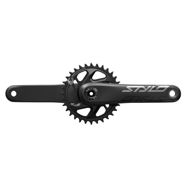 TruVativ STYLO Carbon Eagle Fat Bike Crankset - 175mm 12-Speed 30t Direct Mount DUB Spindle Interface For 170mm Rear Spacing BLK