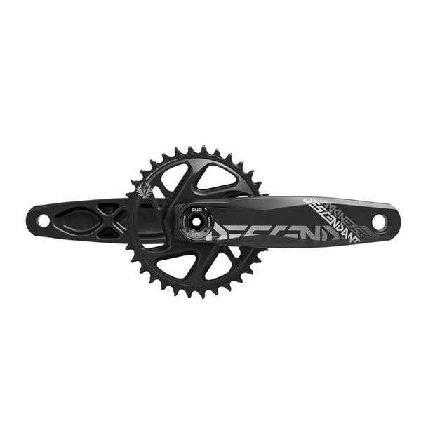 TruVativ Descendant All Downhill Crankset - 165mm 10/11-Speed 34t Direct Mount DUB Spindle Interface BLK B1