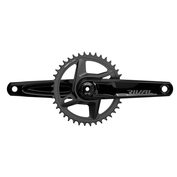 SRAM Rival 1 AXS Wide Crankset - 170mm 12-Speed 40t 8-Bolt Direct Mount DUB Spindle Interface BLK D1