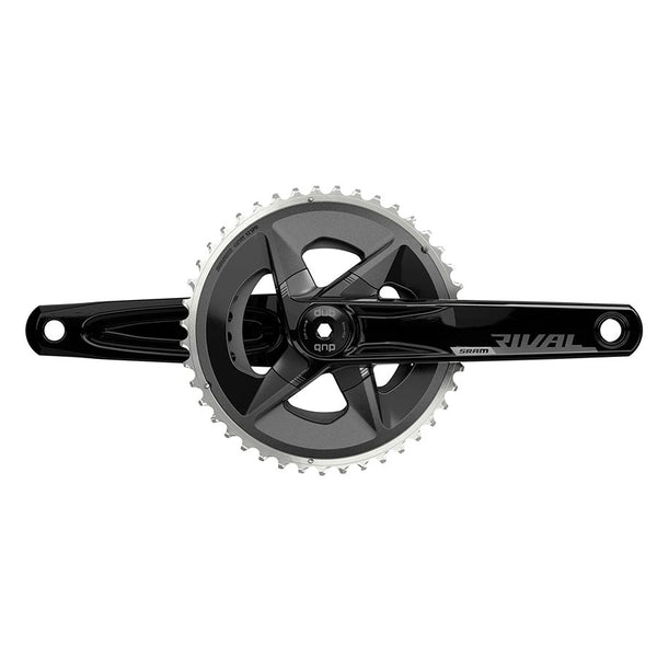 SRAM Rival AXS Wide Crankset - 160mm 12-Speed 43/30t 94 BCD DUB Spindle Interface BLK D1