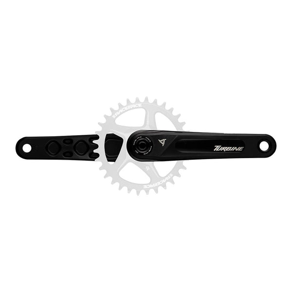 RaceFace Turbine Crankset - 175mm Direct Mount 136mm Spindle CINCH Interface 7050 Aluminum BLK