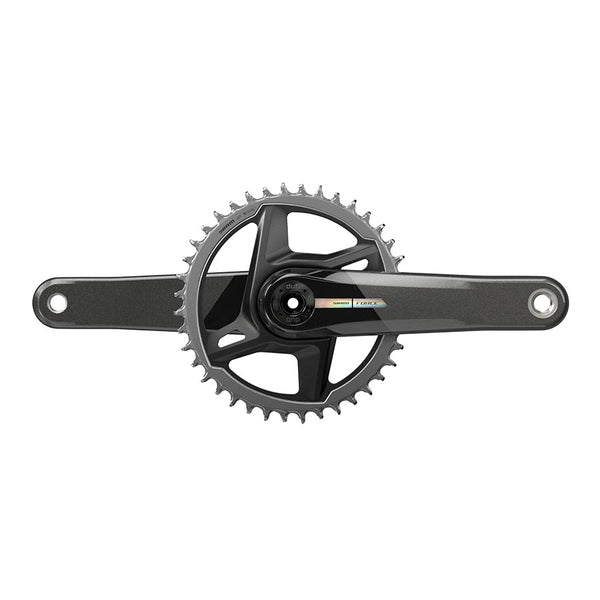 SRAM Force D2 1x Crankset Speed: 12 Spindle: 28.99mm BCD: Direct Mount 40 DUB 177.5mm Black Road Disc