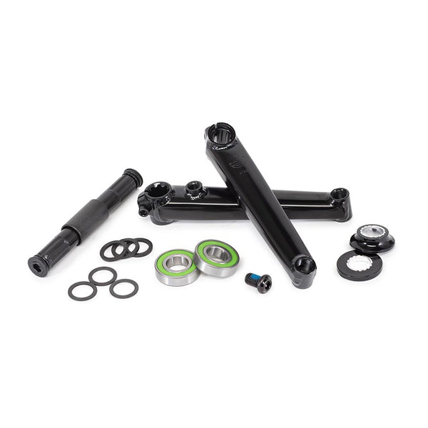 Salt Revo Crankset Spindle: 19mm 19mm 175mm Black BMX Set