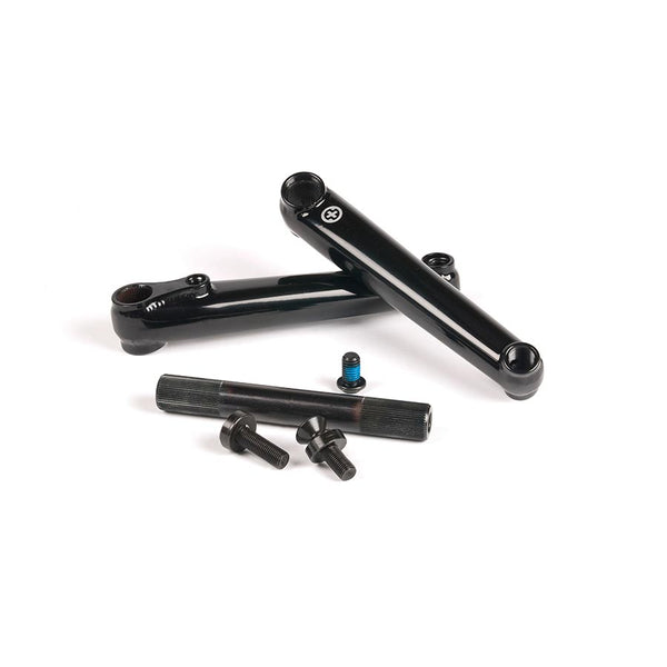 Salt Plus Metron48 Crankset Spindle: 19mm 19mm 165mm Black BMX Set