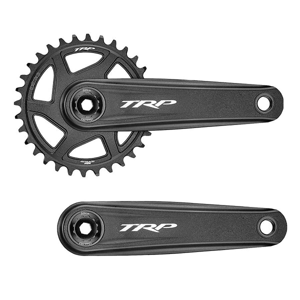 TRP CK-8050 Crankset - 170mm 12-Speed For 68/73mm Frame BB DM CINCH Chainring Interface 30mm  Spindle Sandblasted BLK