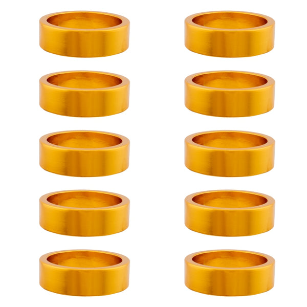 Origin8 Alloy Headset Spacers SHIS Spacer 1-1/8` x 10mm Gold 10 to a bag Alloy