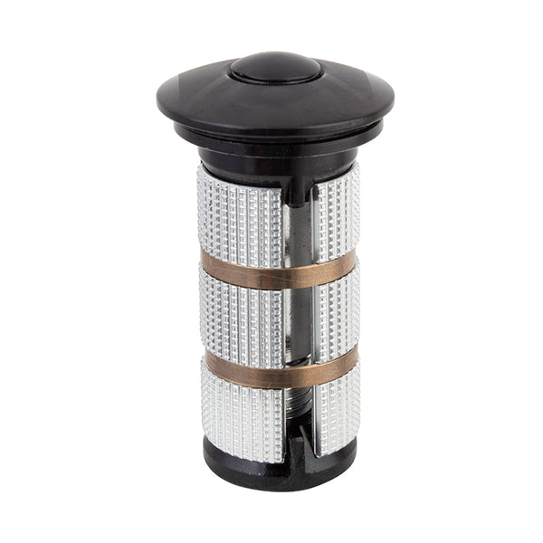 Origin8 Fusion Alloy Lite Compression Plug SHIS Black 1-1/8` 50mm