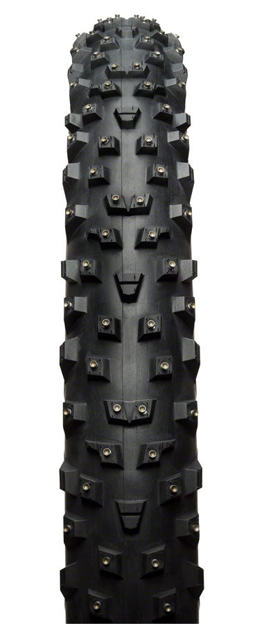 45NRTH Wrathchild Tire - 27.5 x 3.0 Tubeless Folding BLK 120 TPI 252 XL Concave Carbide Aluminum Studs