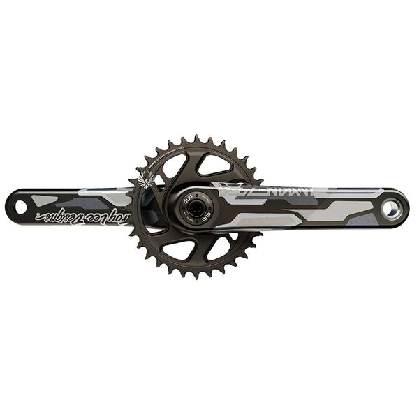 TruVativ Descendant Troy Lee Designs CoLab Carbon Crankset - 175mm 12-Speed 32t Direct Mount DUB Spindle Interface BLK