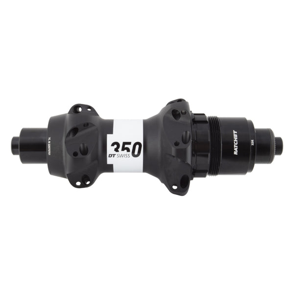 DT Swiss 350 Rear Hub - QR x 130mm Rim Brake XDR BLK 24H Straightpull 36pt Straight Pull