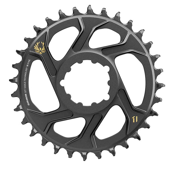 SRAM X-Sync 2 Eagle SL Direct Mount Chainring 34T Boost 3mm Offset BLK Gold Logo