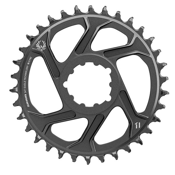 SRAM X-Sync 2 Eagle SL Direct Mount Chainring 34T Boost 3mm Offset BLK Gray Logo