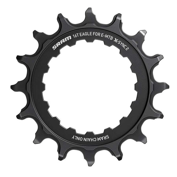 SRAM 34t Bosch Direct Mount 11/12-Speed X-Sync2 Eagle Chainring Black