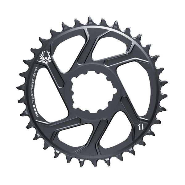 SRAM GX Eagle C1 Chainring Teeth: 32 Speed: 11/12 BCD: Direct Mount Aluminum Grey 6mm