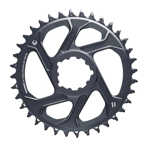 SRAM GX Eagle C1 Chainring Teeth: 34 Speed: 11/12 BCD: Direct Mount Aluminum Grey 3mm