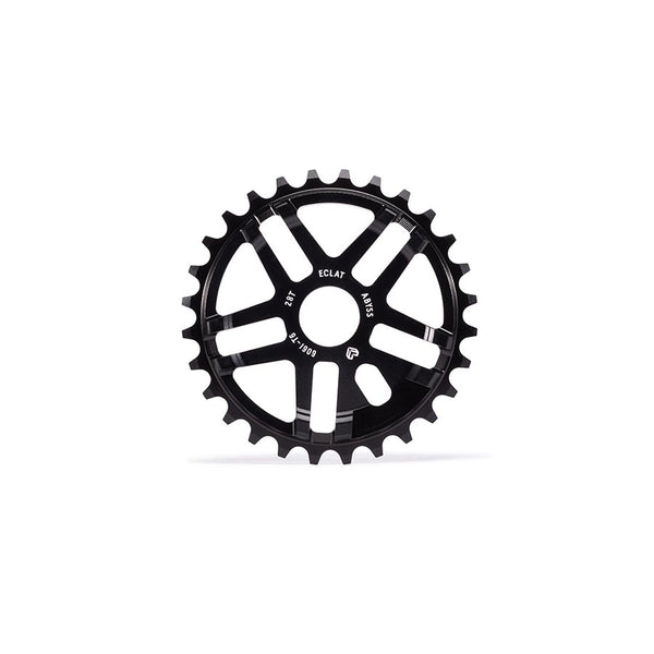 Eclat Abyss Chainring Teeth: 28 6061-T6 Aluminum Black