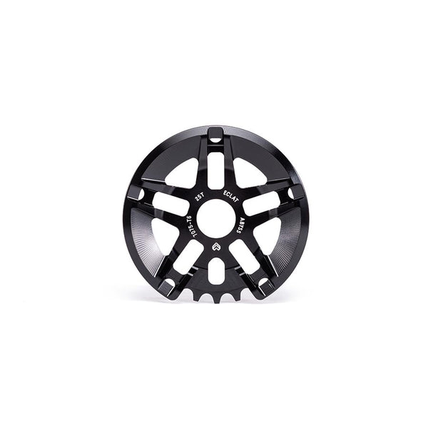 Eclat Abyss Guard Chainring Teeth: 25 7075-T6 Aluminum Black