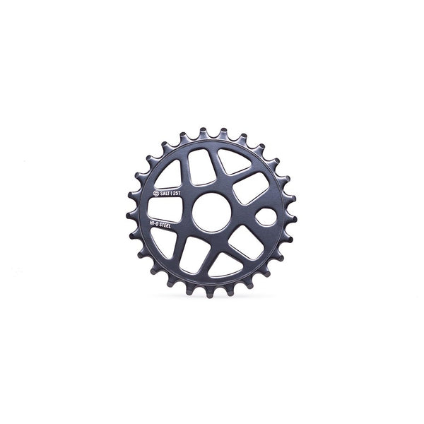 Salt Gateway Chainring Teeth: 25 Steel Black