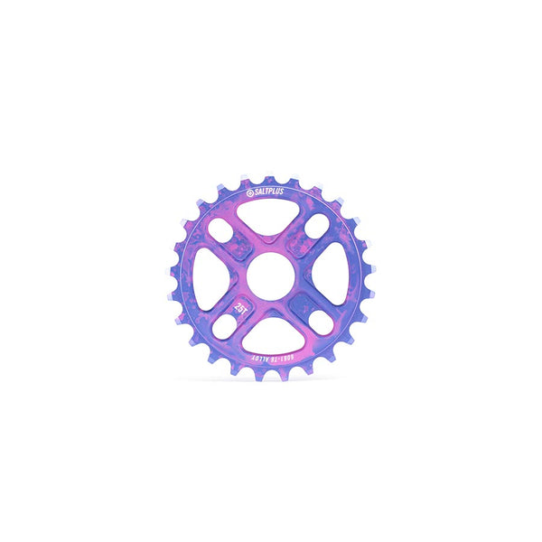 Salt Plus Manta Chainring Teeth: 25 6061-T6 Aluminum Purple