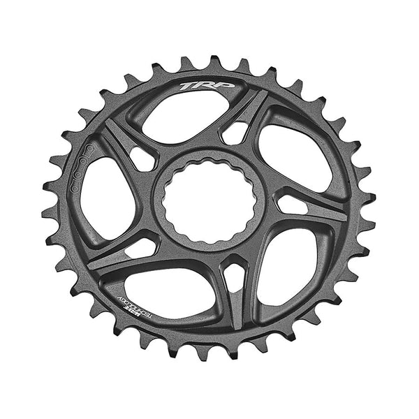 TRP CR-M8070 Boost Direct Mount Chainring - 32t 7-Speed DH CINCH Mount 6mm Offset 7075-T6 Aluminum Sandblasted BLK