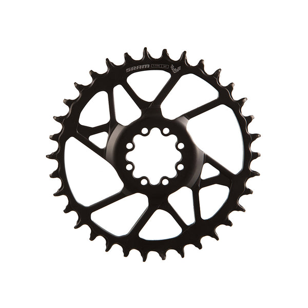 SRAM S1000 Eagle T-Type Direct Mount Chainring - 34t 12-Speed 8-Bolt Direct Mount 3mm Offset Steel BLK