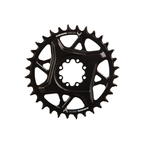SRAM S1000 Eagle T-Type Direct Mount Chainring - 32t 12-Speed 8-Bolt Direct Mount 3mm Offset Aluminum BLK