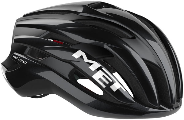 MET Trenta Helmet - Black/Red Gloss Small