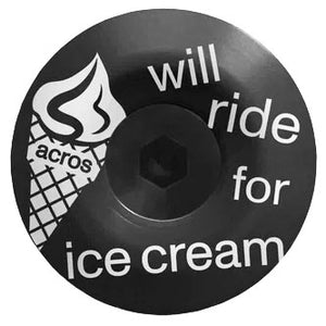Acros Headset Top Cap Aluminum Will ride for ice cream