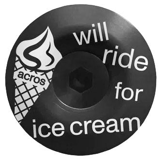 Acros Headset Top Cap Aluminum Will ride for ice cream