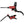 Hope Tech 4 Evo GR4 Disc Brake Right/Rear 74mm Blk/Red