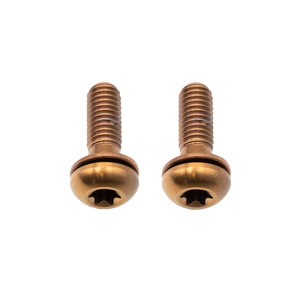 Better Bolts Titanium Flat Mount Bolt Kit 17mm Copper 2/Count