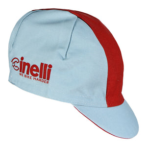 Cinelli Cycling CapWe Bike Harder Red Line