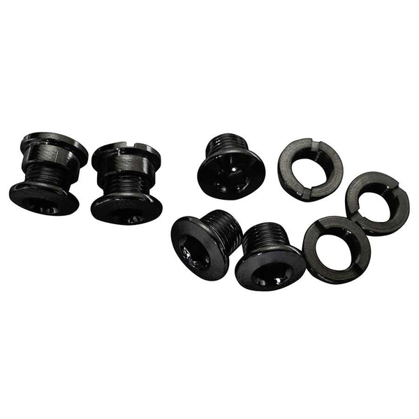 SRAM 5/6 Dual-Hex Chainring Bolt Set 12pc Steel Black