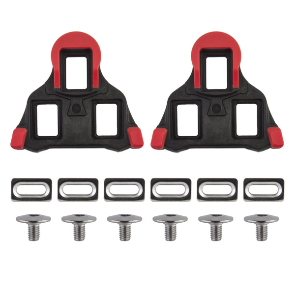 Origin8 Split Fixed SPD-SL Cleats  Black/Red SPD-SL 0° Fixed