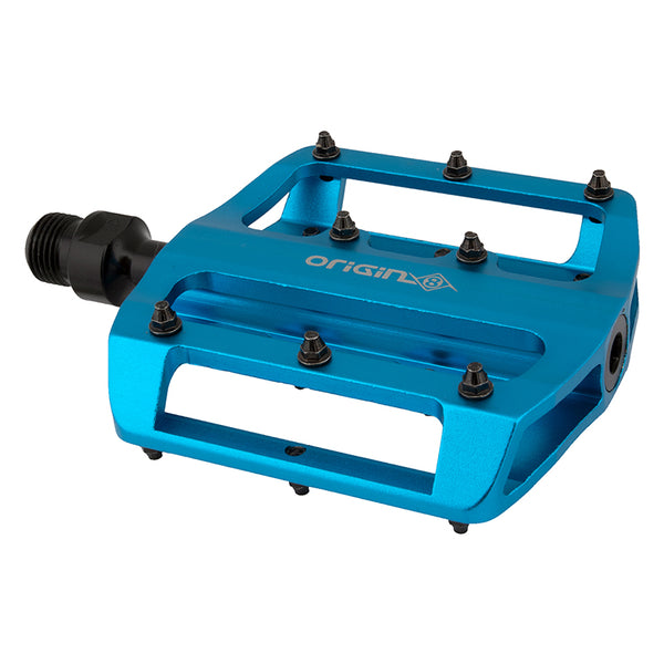 Origin8 Rascal XS Platform 9/16` 2 Sealed and 1 DU Sleeve Blue Alloy 80x85x16mm
