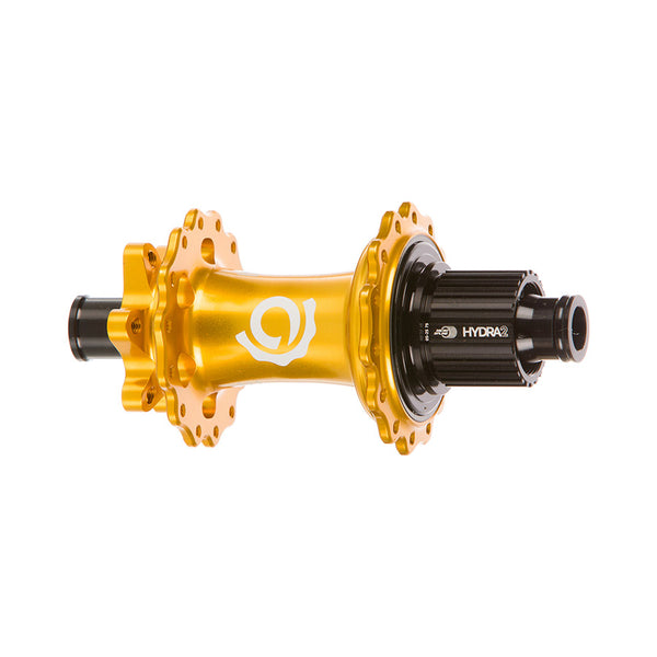 Industry Nine Hydra 2 Boost MicroSpline Disc Hub Rear 28H 12mm TA 148mm Shimano Micro Spline Gold