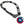 Abus CityChain Plus 1010K Chain Lock Key 9mm 110cm 3.6' Black