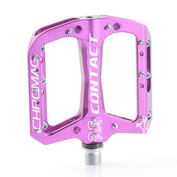 Chromag Contact Platform pedals Bushing and sealed bearings Aluminium body Purple