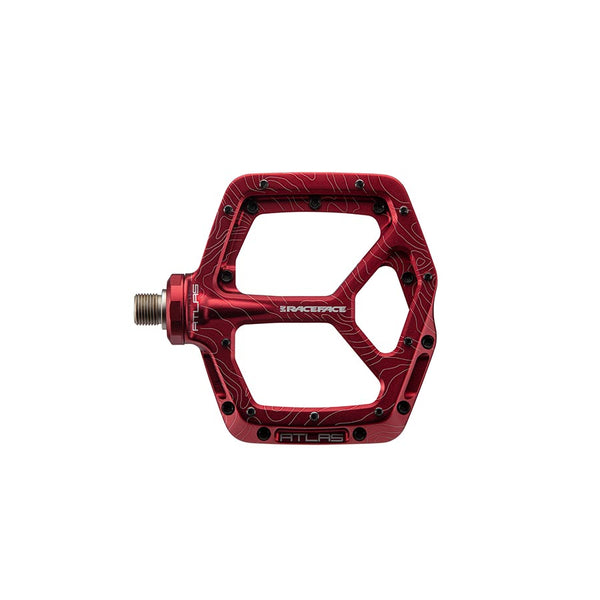 RaceFace Atlas Pedals - Platform Aluminum 9/16" Red