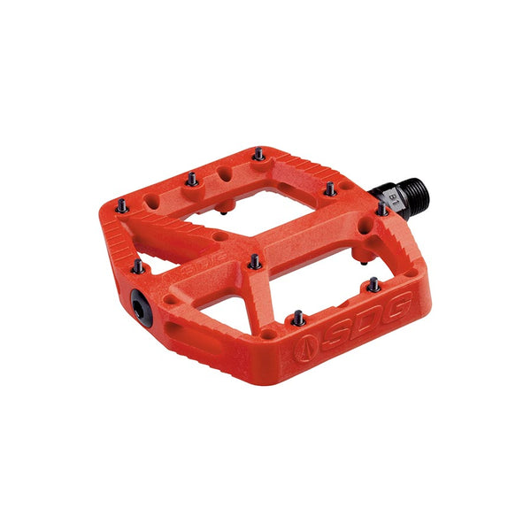 SDG Comp Pedals - Platform Composite  9/16"  Red