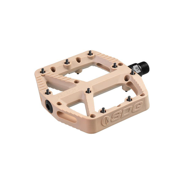 SDG Components Comp Platform Pedals Body: Composite Spindle: Cr-Mo 9/16 Beige Pair